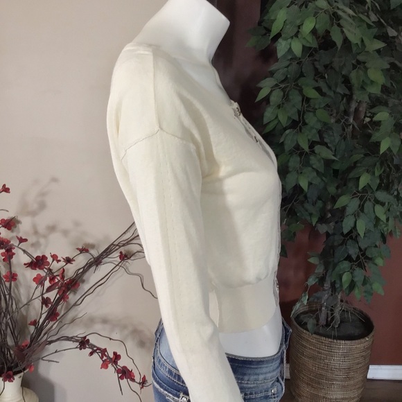 M.O.L. Knits Anthro Linen and Silk Blend Cardigan - Picture 2 of 10